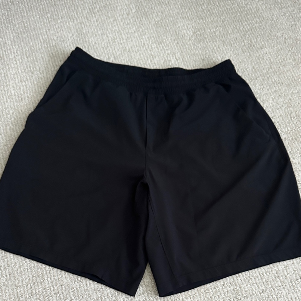 Men's Lululemon Black pace breaker unlined Shorts 9 inch inseam